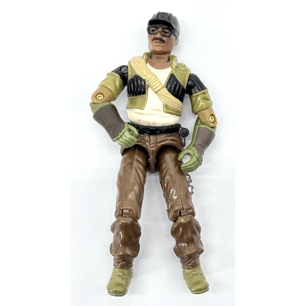 1985 GI Joe ARAH Alpine Mountain Trooper Complete Figure Accessories Cardback